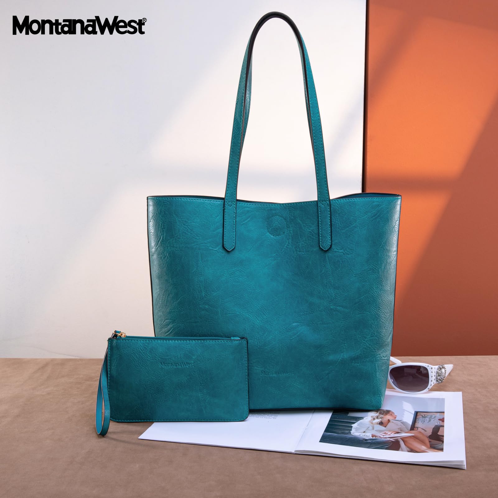 Montana West Tote Bag for Women Top Handle Purses and Handbags Soft Hobo