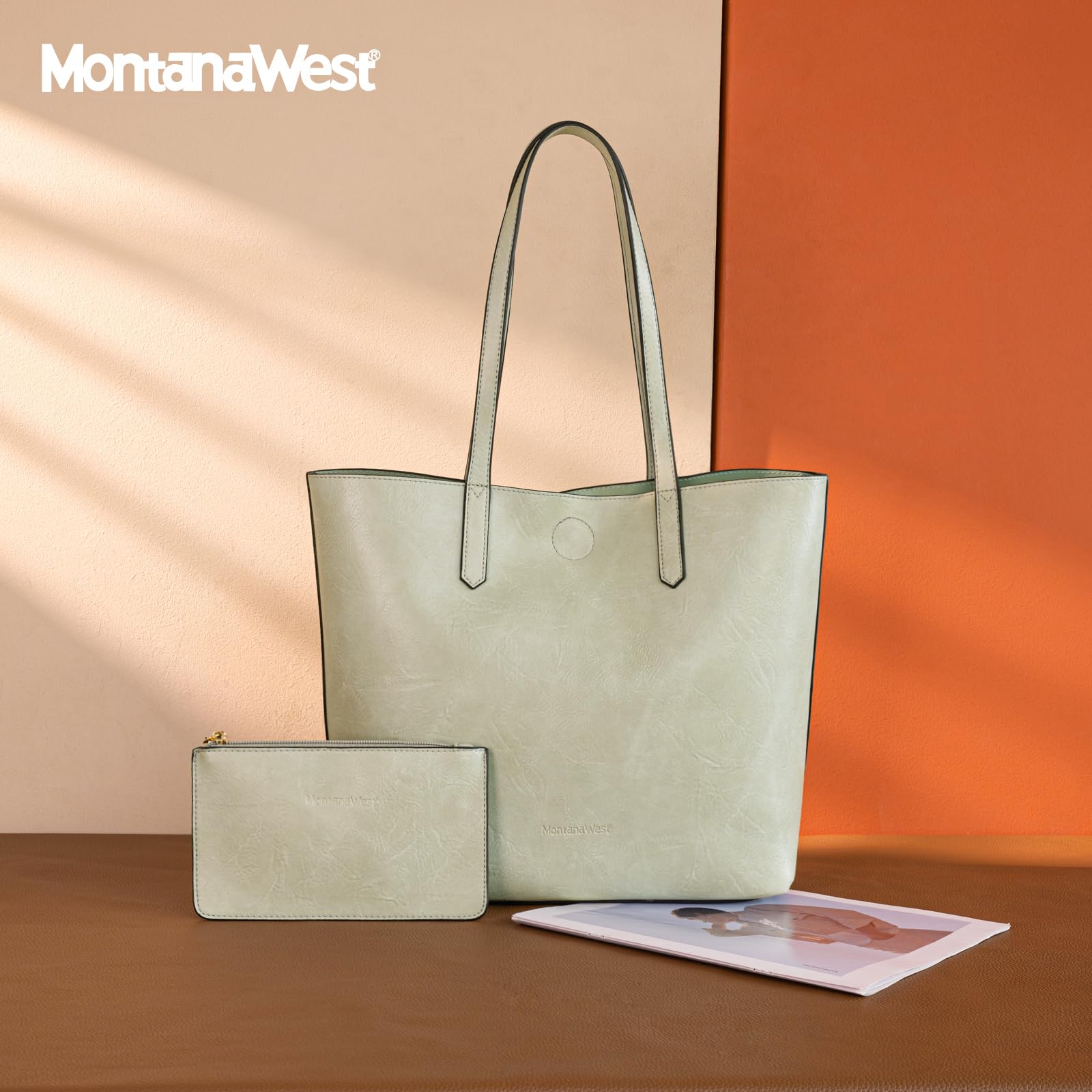 Montana West Tote Bag for Women Top Handle Purses and Handbags Soft Hobo