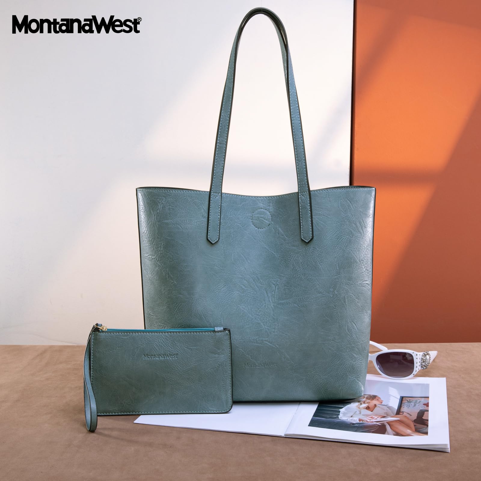 Montana West Tote Bag for Women Top Handle Purses and Handbags Soft Hobo