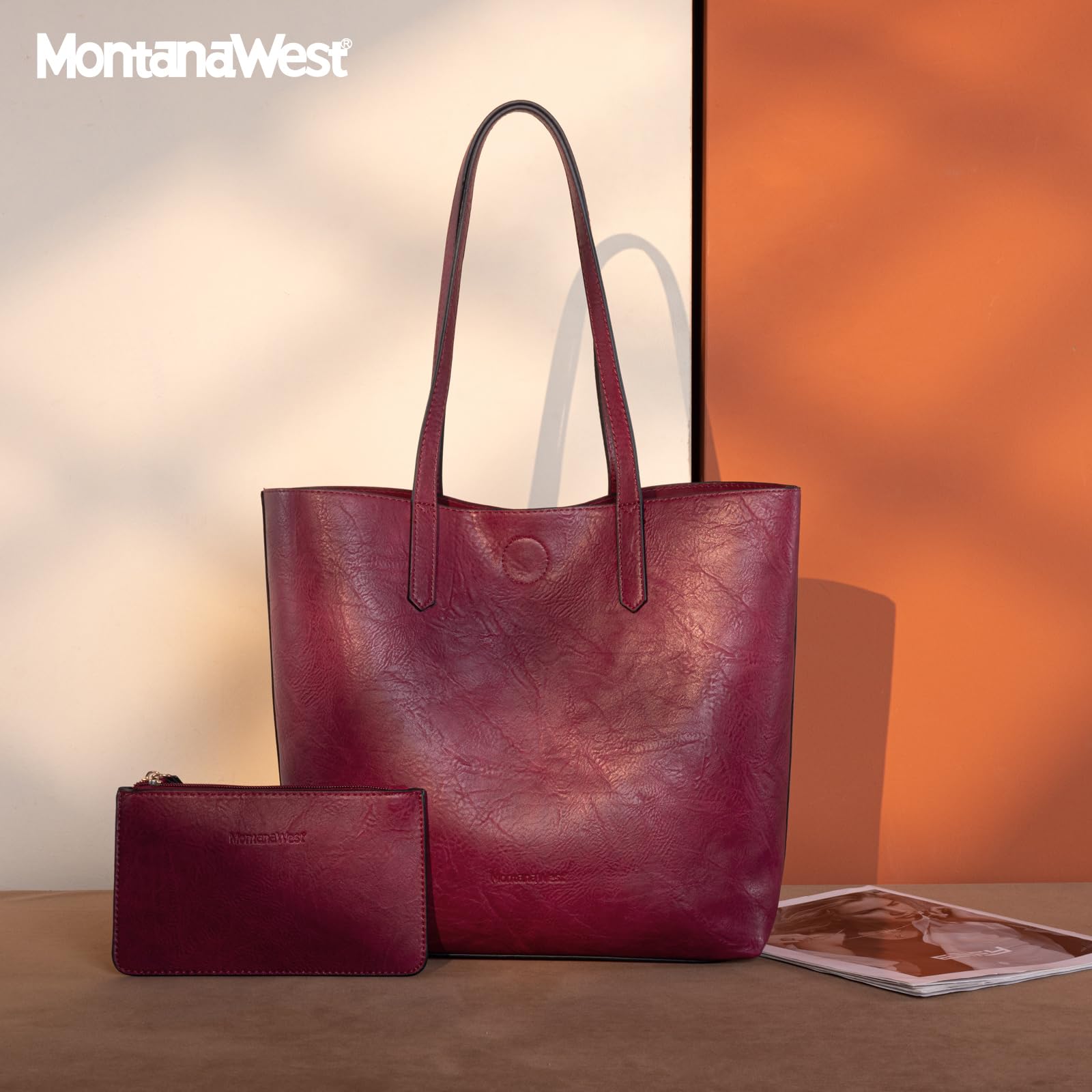 Montana West Tote Bag for Women Top Handle Purses and Handbags Soft Hobo